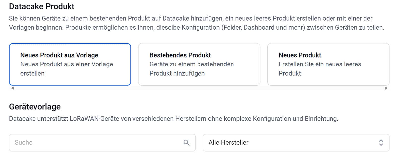 Bild 10: Optionen bei der Produkterstellung