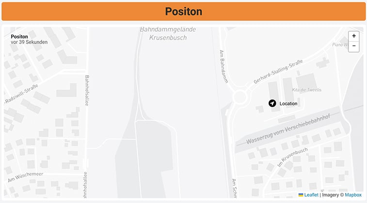 Bild 31: Position auf einer Karte
