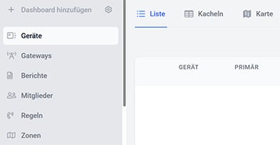 Bild 4: Startseite des Workspace in Datacake