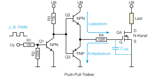Bild 10: Push-Pull-Treiberschaltung