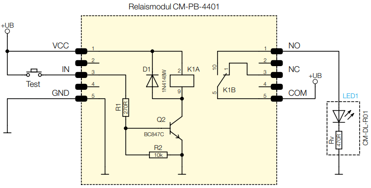 Bild 11: Fertiges Relaismodul aus dem PAD-PRO-EXSB-Set