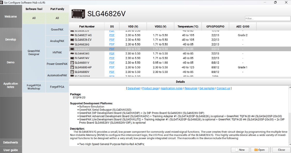 Bild 2: Die Startseite der Software