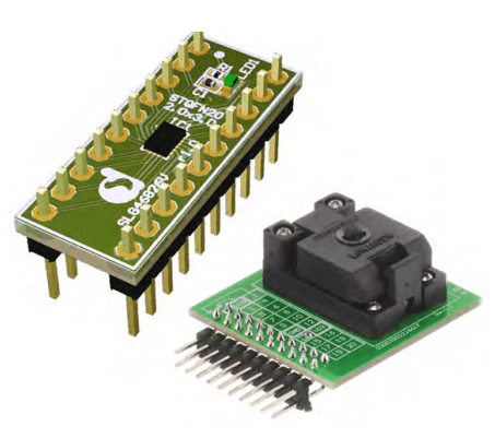 Bild 9: Mögliche Sockeladapter DIP-Basis und Zero-Force