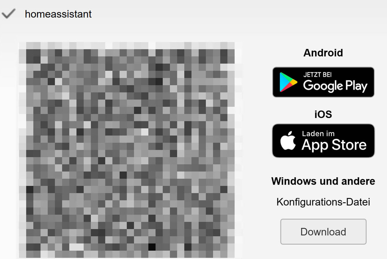 Bild 27: Anzeige des QR-Codes für die Smartphone-App Bild 27: Anzeige des QR-Codes für die Smartphone-App