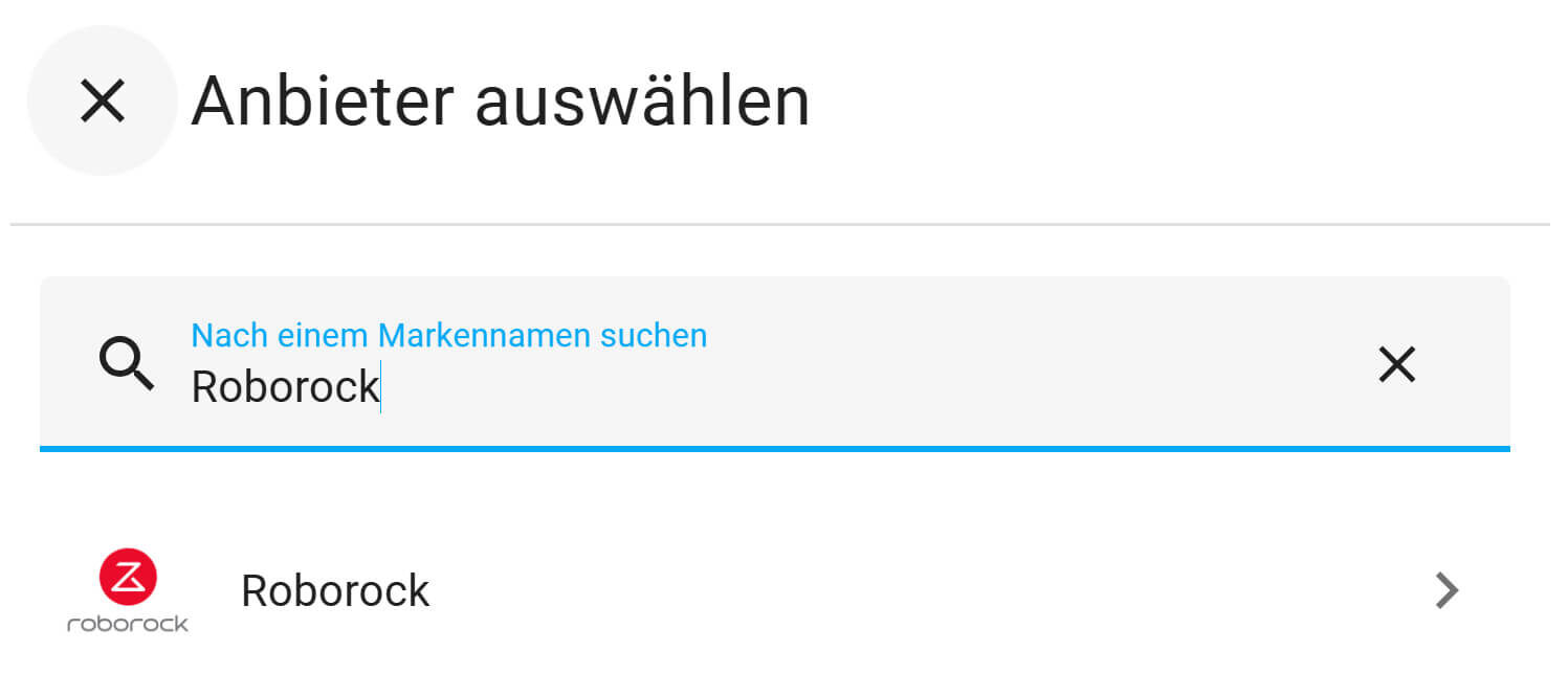 Bild 29: Roborock-Integration suchen Bild 29: Roborock-Integration suchen